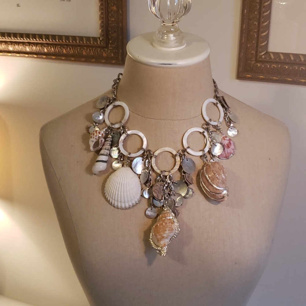 Chico's 30th Anniversary Commem Shell Necklace